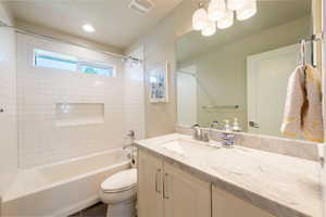 Second full bathroom on upper level
