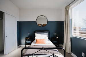 Model Home PicsBedroom featuring baseboards and carpet