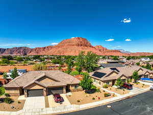 View of mountain feature featuring a residential view