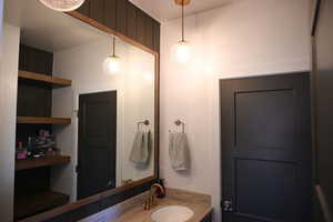 Bathroom featuring a sink