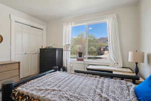 Bedroom featuring a closet