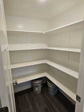 View of storage area