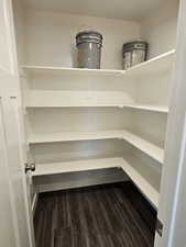 View of storage area