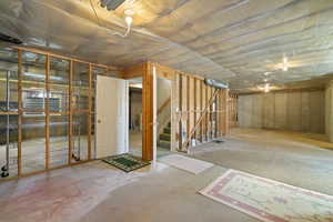 Unfinished basement