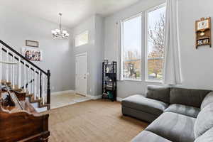 Front room and Entry way