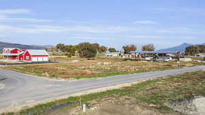 View of street featuring a mountain view