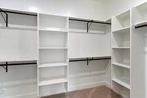 Owners walk-in closet