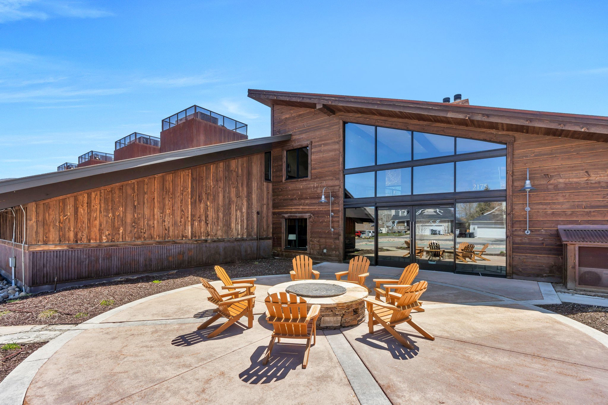 Back of house with a patio