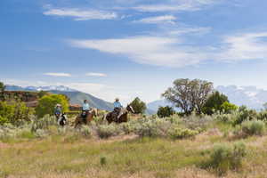 View of mountain backdrop