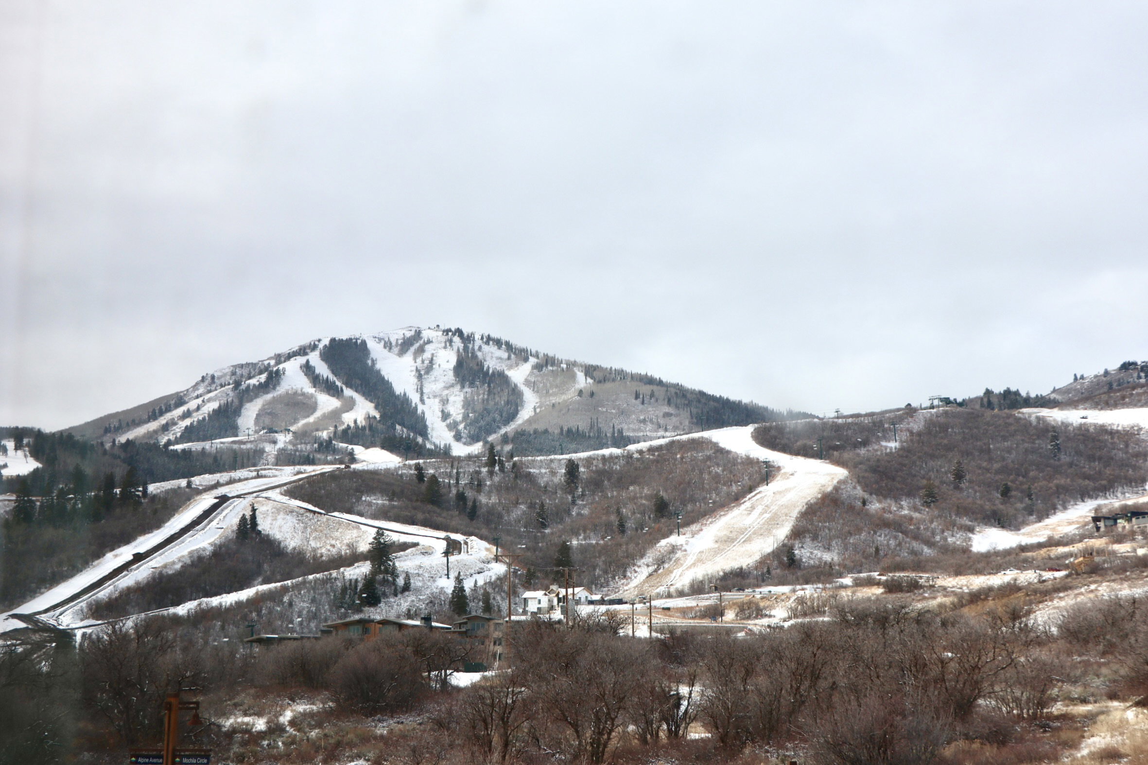 View of mountain background