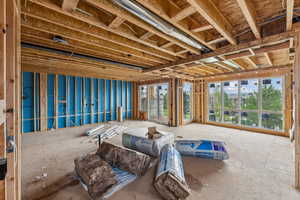 Living room featuring healthy amount of natural light