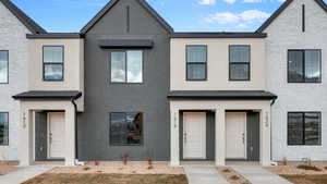 Multi unit property with stucco siding