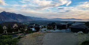 View of mountain feature with a residential view