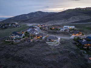 View of mountain feature with a residential view