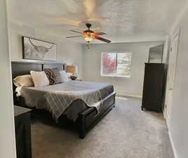 Owners suite has new electric blinds, carpet, paint