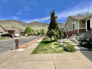 Mountain view looking to the east, and a residential view. NO HOA