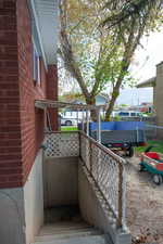 View of stairway