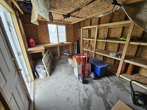 View of storage area