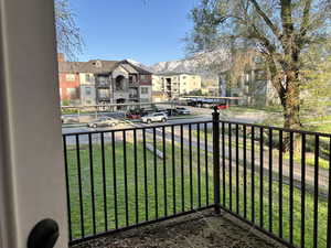 Balcony with a residential view