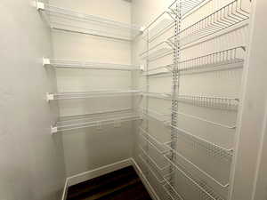 Extra shelving for storage