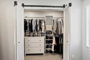 View of closet
