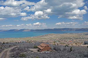 Exterior space featuring a water view