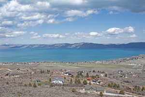 Water view featuring a mountain view