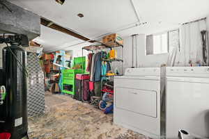 Laundry and storage space