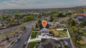 Bird's eye view featuring a residential view