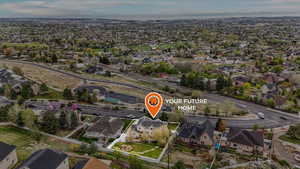 Aerial view featuring a residential view