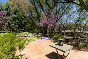 View of patio / terrace featuring fence