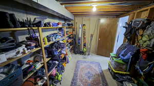 View of storage area