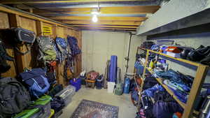 View of storage room