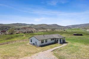 Property view of mountains featuring a rural view