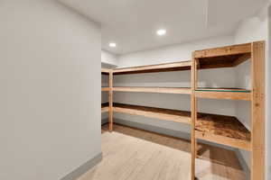View of storage area