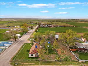 Bird's eye view with a rural view