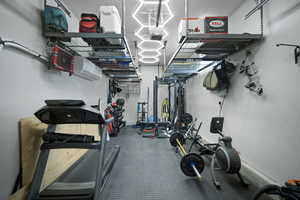 View of workout room