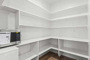 View of storage area