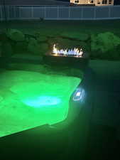 View of hot tub.