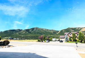 View of mountains from the front of the home.