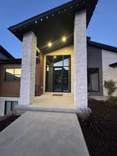 Front entry to property.