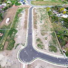 Bird's eye view, approximation of land area (.91 acres). Buyer to confirm boundaries. See Lot