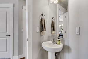 View of bathroom