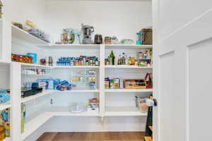 View of storage area