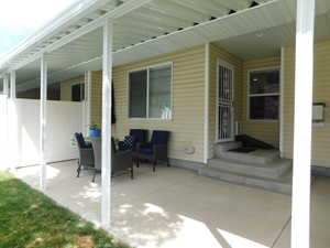 View of patio / terrace with fence