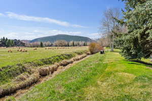 View of mountain feature featuring a rural view