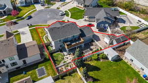 Drone / aerial view featuring a residential view