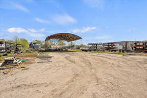 View of community with a detached carport