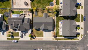 Aerial view featuring a residential view