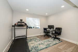 Basement bedroom